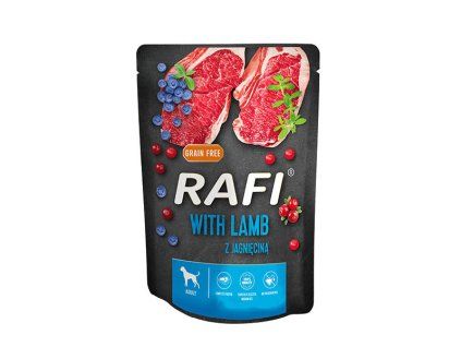 Rafi Dog Adult - Jahňacie s čučoriedkami 300g