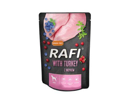 Rafi Dog Adult - Morčacie s čučoriedkami 300g
