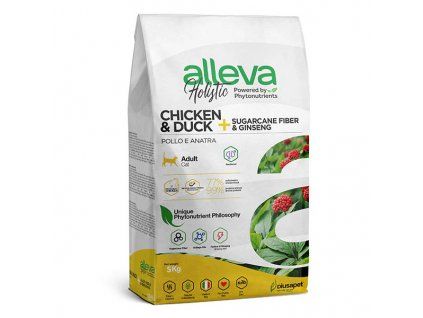 alleva holistic cat neutered chicken duck 5kg