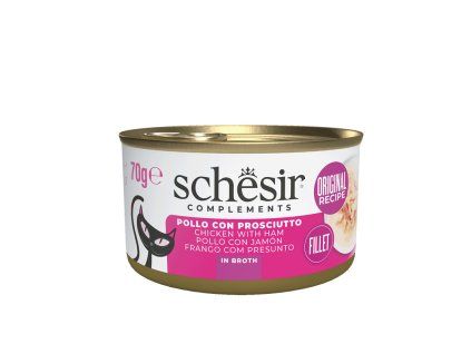 Schesir konzerva Kura so šunkou konzerva vo vyvare 70g