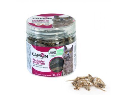 Camon Treats & Snacks Cat - Sušené ančovičky 30g