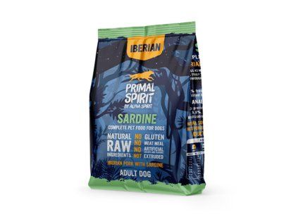 Primal Spirit Dog 70% Iberian Pork with Sardine 1kg