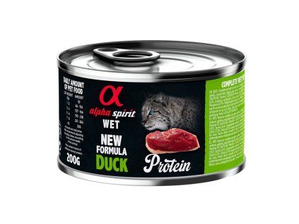 Alpha Spirit Cat Adult - Duck Protein 200g