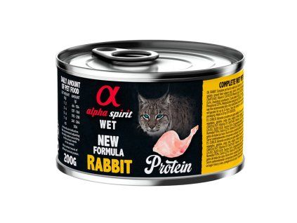Alpha Spirit Cat Adult - Rabbit Protein 200g