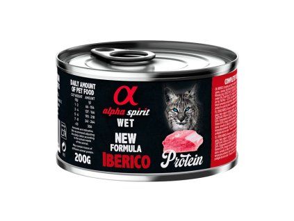 Alpha Spirit Cat Adult - Iberico Pork Protein 200g