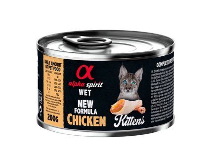 Alpha Spirit Cat Mačiatko - Chicken 200g
